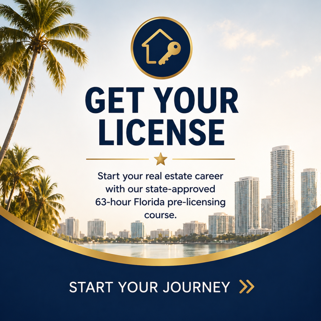 Course To Get Your Florida Real Estate License